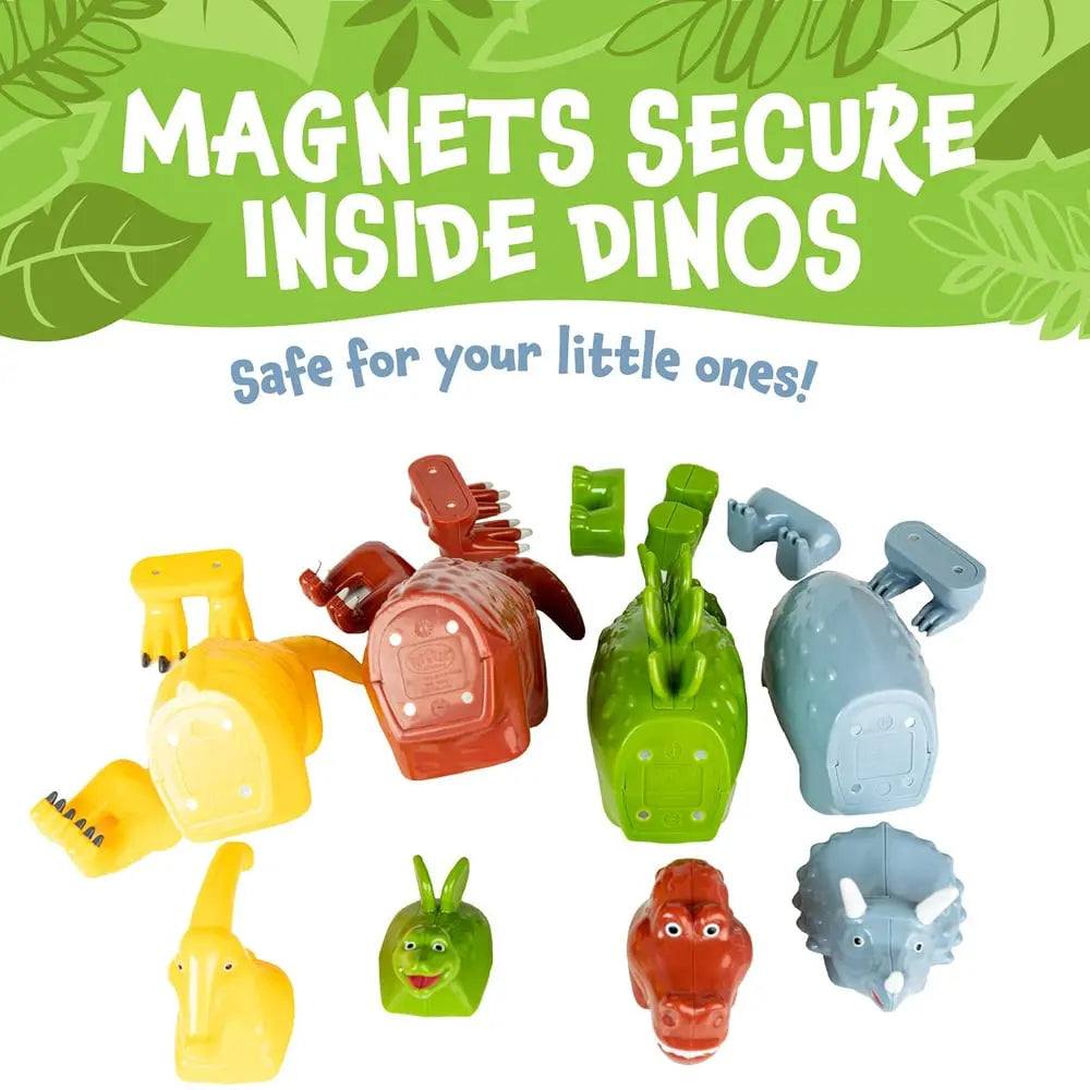 Magnetische Bausteine — Kreatives STEM-Spielzeug mit Dinosaurier-Motiven Mivoza Deutschland