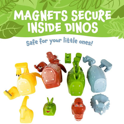 Magnetische Bausteine — Kreatives STEM-Spielzeug mit Dinosaurier-Motiven Mivoza Deutschland