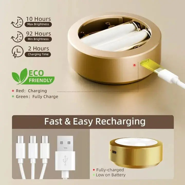 1+1 Gratis | Magnetische LED-Bilderleuchte – Dimmbar & wiederaufladbar Mivoza Deutschland