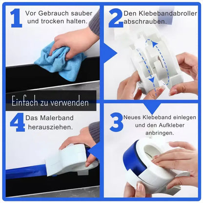 Maler-Klebeband-Applikator – Saubere Farblinien in Sekunden! Mivoza Deutschland