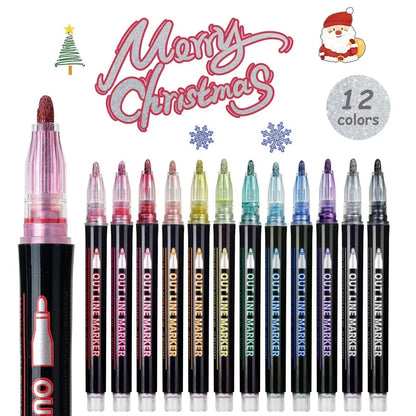 Metallic-Marker Set – Kreative Effekte auf jedem Untergrund Mivoza Deutschland