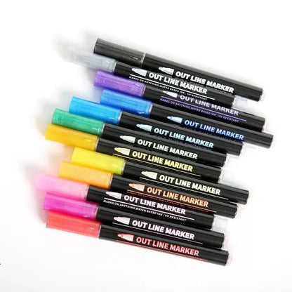 Metallic-Marker Set – Kreative Effekte auf jedem Untergrund Mivoza Deutschland