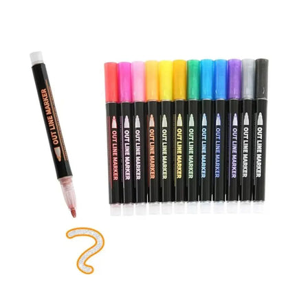 Metallic-Marker Set – Kreative Effekte auf jedem Untergrund Mivoza Deutschland