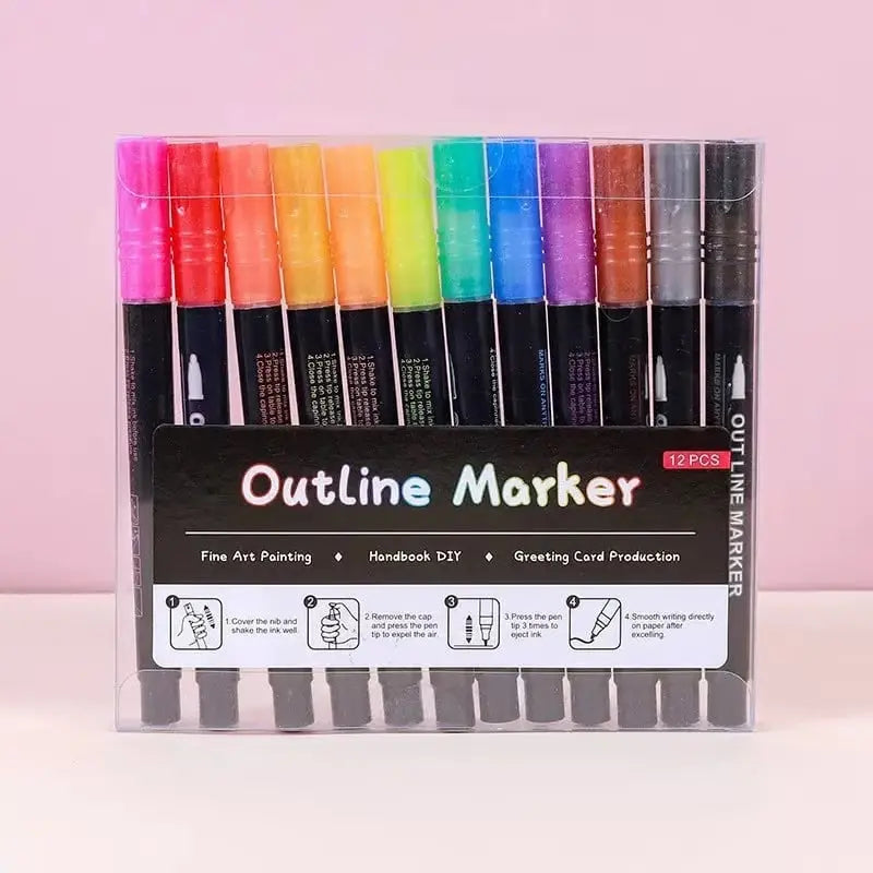 Metallic-Marker Set – Kreative Effekte auf jedem Untergrund Mivoza Deutschland