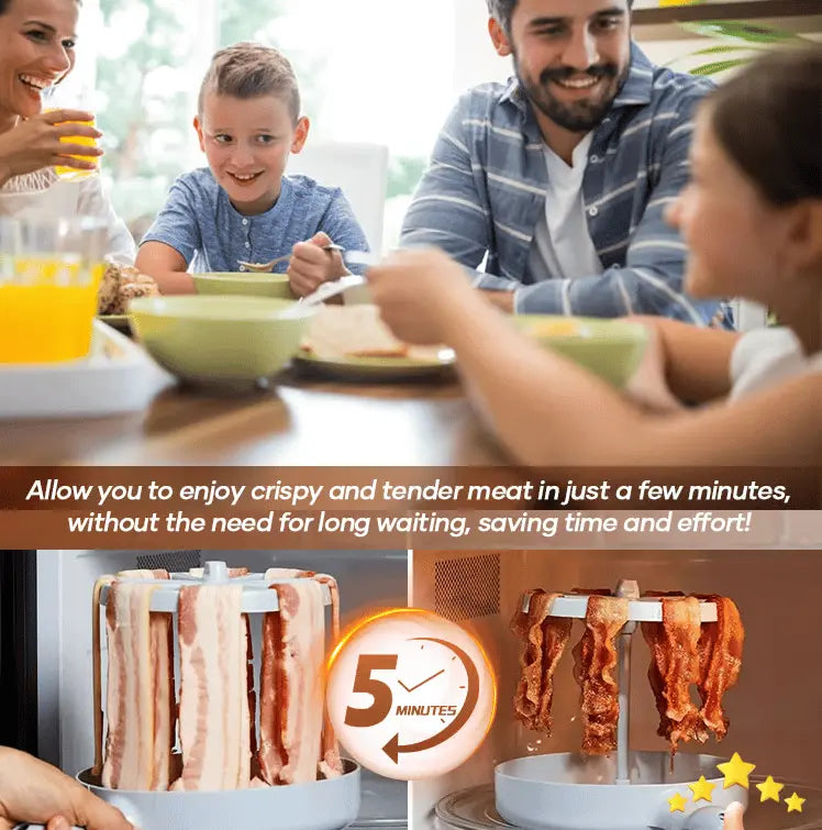 Mikrowellen-Baconschale für schnelles und gesundes Kochen Mivoza Deutschland