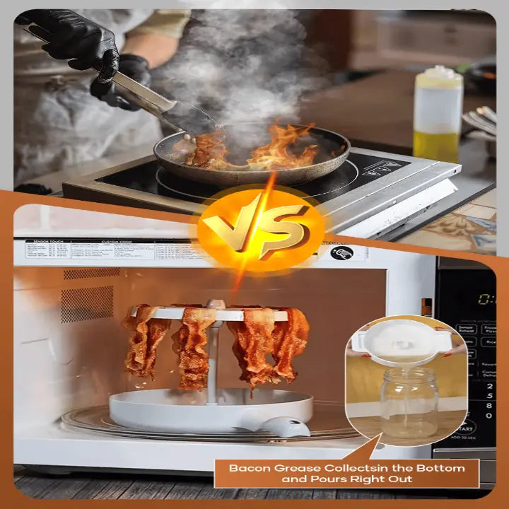 Mikrowellen-Baconschale für schnelles und gesundes Kochen Mivoza Deutschland