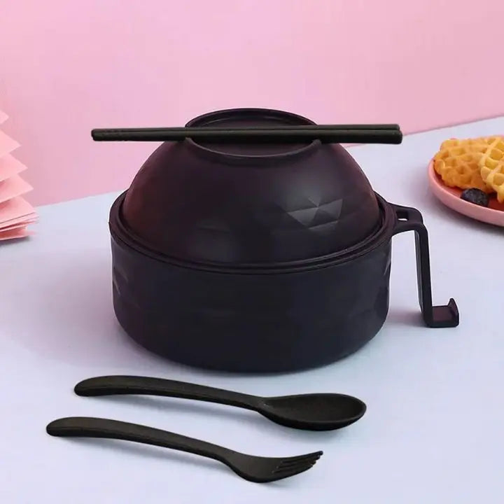 Mikrowellen-Ramen-Schüssel mit Sieb für einfaches Kochen Mivoza Deutschland