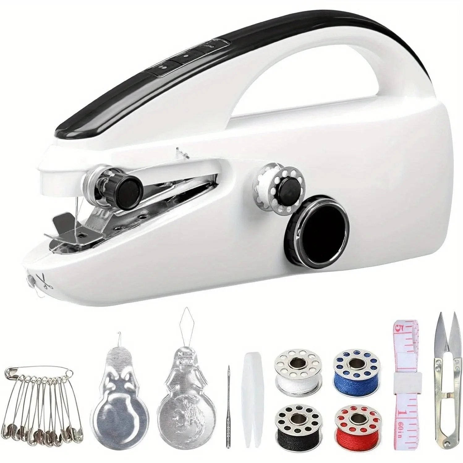 Mini-Nähmaschine mit Dual-Geschwindigkeitssteuerung — Mit Zubehör Mivoza Deutschland