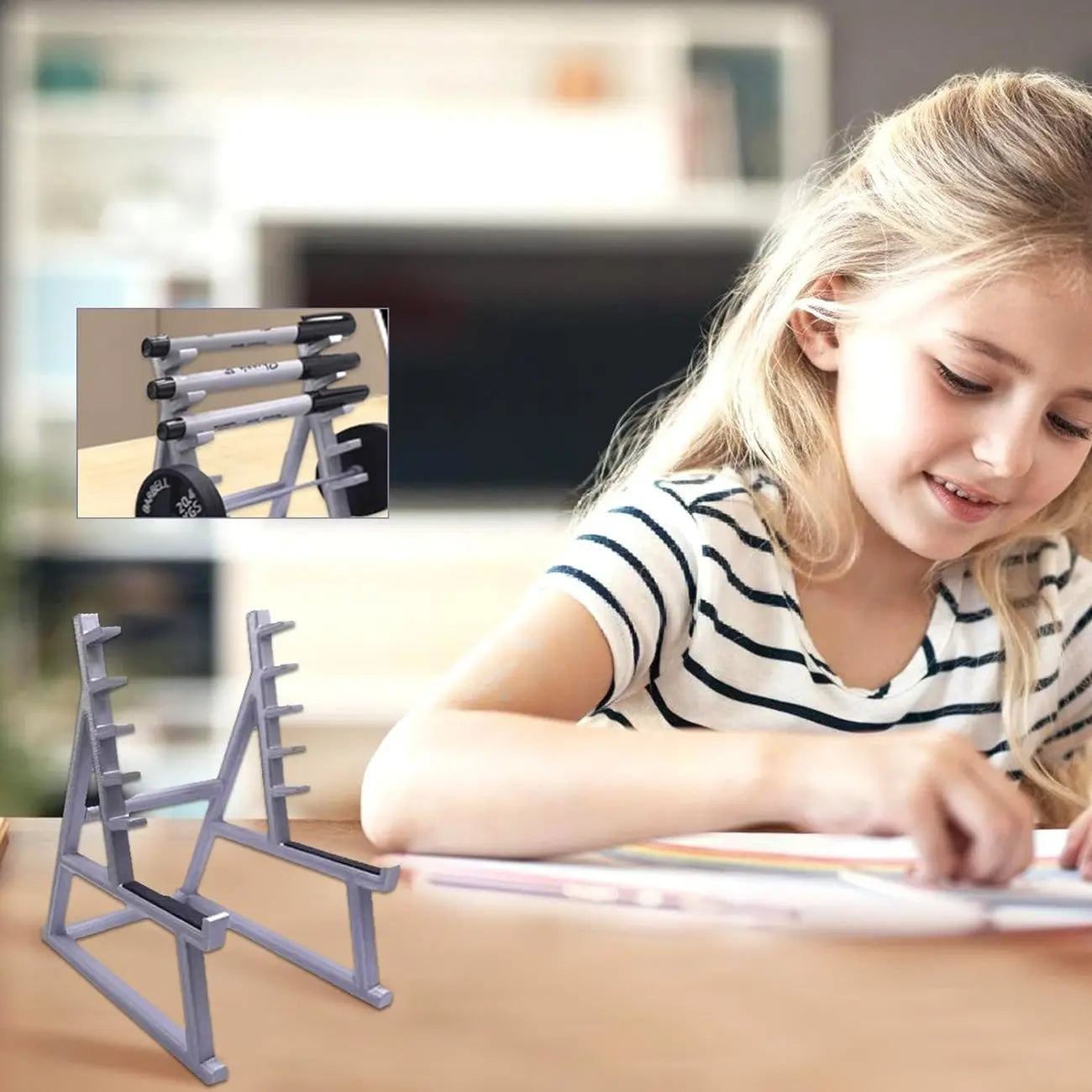Mini-Squat-Rack-Stifthalter – Einzigartiges Geschenk für Fitnessfans Mivoza Deutschland