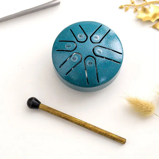 Mini-Trommel aus Kohlenstoffstahl - Ideal für die Musiktherapie Zorenza
