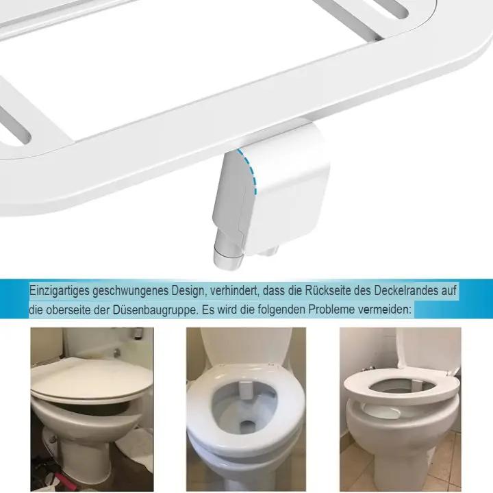 Bidet-Aufsatz mit Doppelstrahl – Sanfte Reinigung für Intim- & Analbereich Mivoza Deutschland