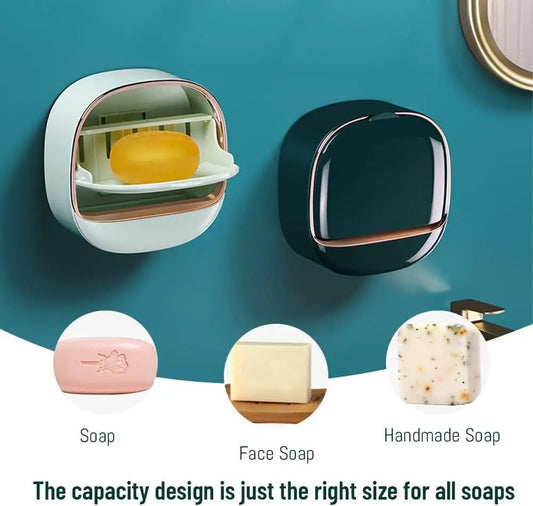 Luxury Soap Holder with Drain Tray Zorenza