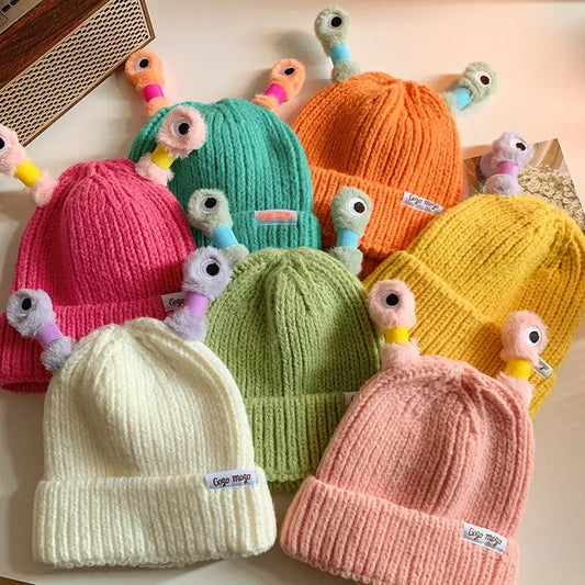 Monster-Strickmütze mit LED – Leuchtspaß für kalte Wintertage Mivoza Deutschland