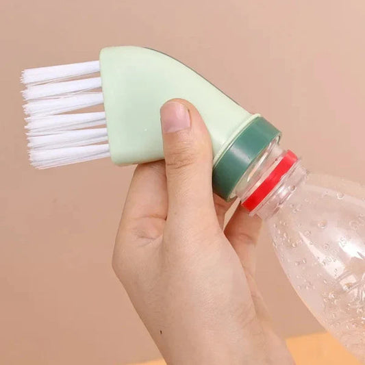 Reinigungsbürste mit Wasserflaschen-Adapter – Passt auf gängige Flaschen Mivoza Deutschland