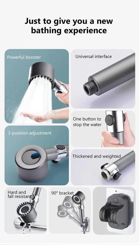 Multifunktionale Hydro-Therapie Massage-Duschkopf Mivoza Deutschland