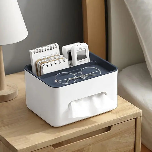 Multifunktionale Taschentuchbox mit Organizer – Für Bad, Büro & Wohnzimmer Mivoza Deutschland