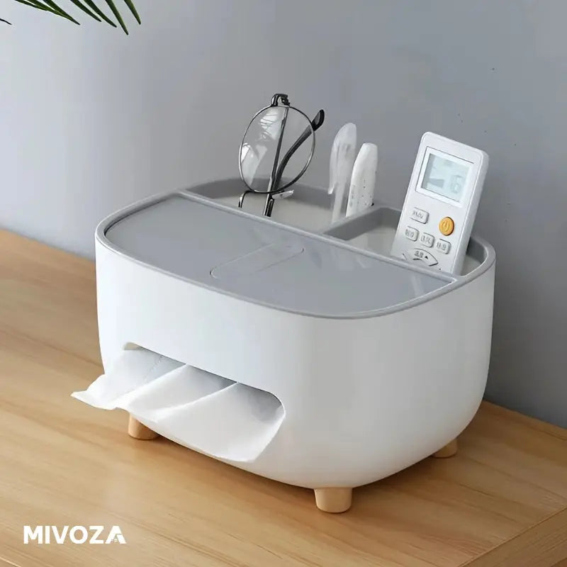 Multifunktionale Tissue-Box mit Ablagefach Mivoza Deutschland
