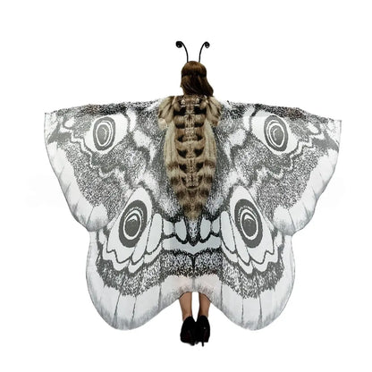 Mystischer Umhang „Grey Moth“ – Eleganz & Zauber in einem atemberaubenden Cape Mivoza Deutschland