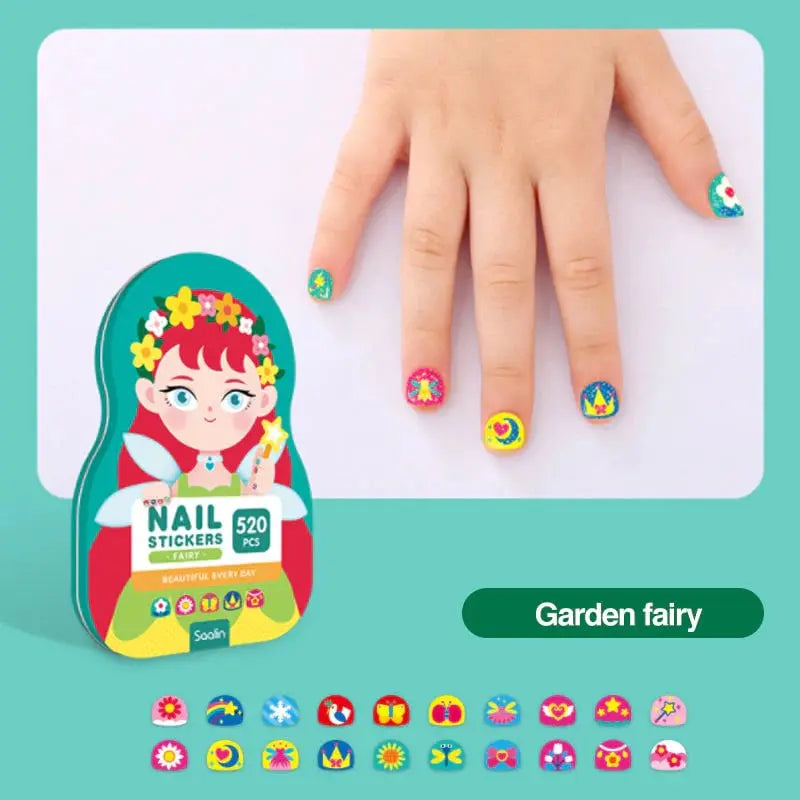 Nagelsticker Set für Kinder — Über 520 kreative, wasserfeste Designs Mivoza Deutschland