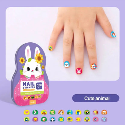 Nagelsticker Set für Kinder — Über 520 kreative, wasserfeste Designs Mivoza Deutschland