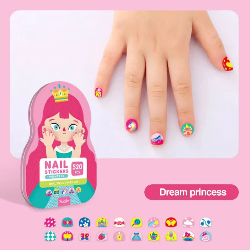 Nagelsticker Set für Kinder — Über 520 kreative, wasserfeste Designs Mivoza Deutschland