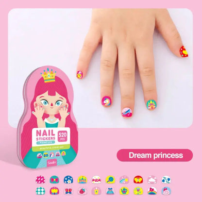Nagelsticker Set für Kinder — Über 520 kreative, wasserfeste Designs Mivoza Deutschland