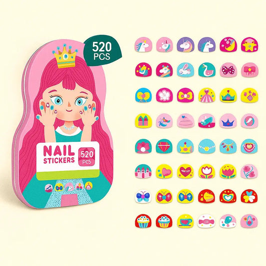 Nagelsticker Set für Kinder — Über 520 kreative, wasserfeste Designs Mivoza Deutschland