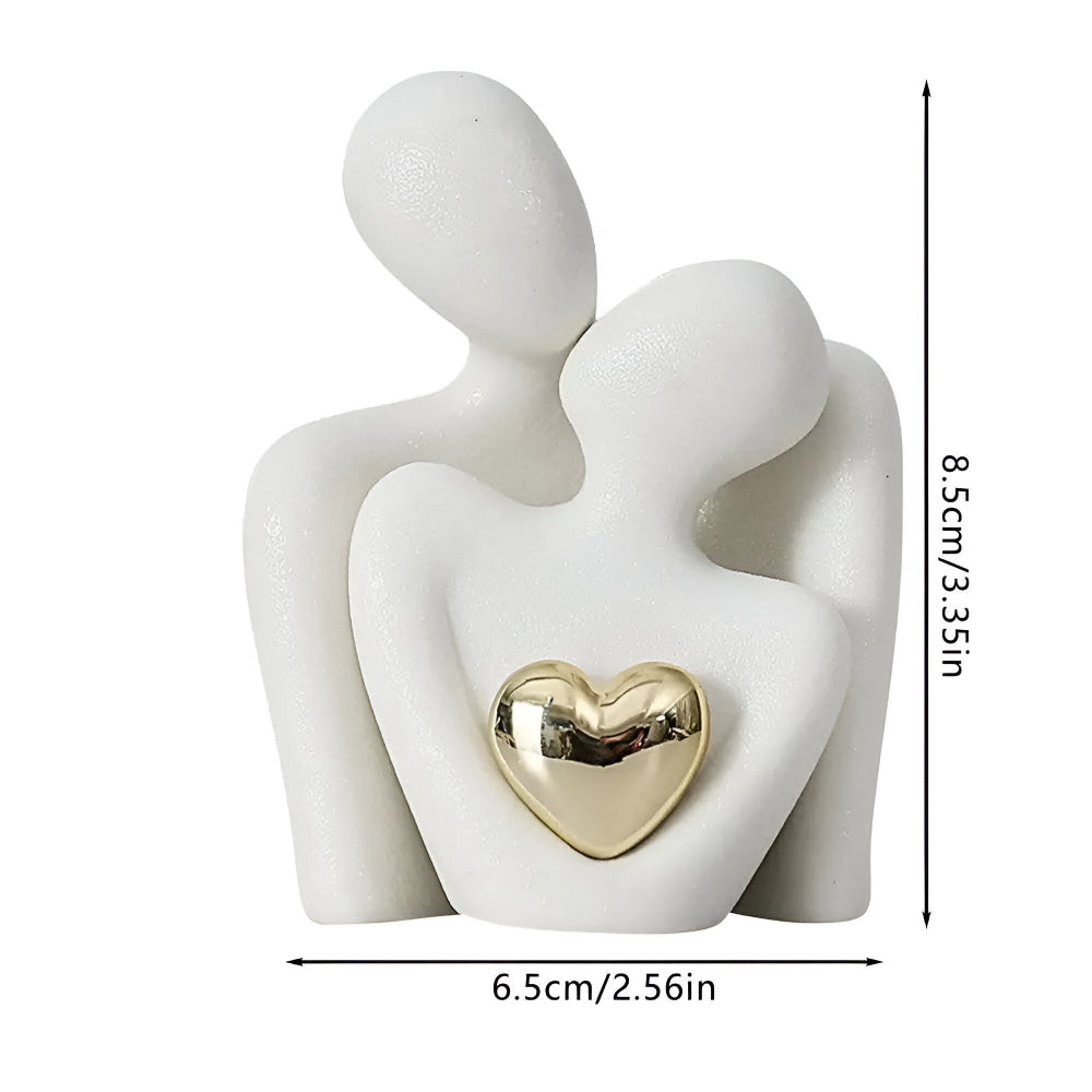 Minimalistische Paarfigur