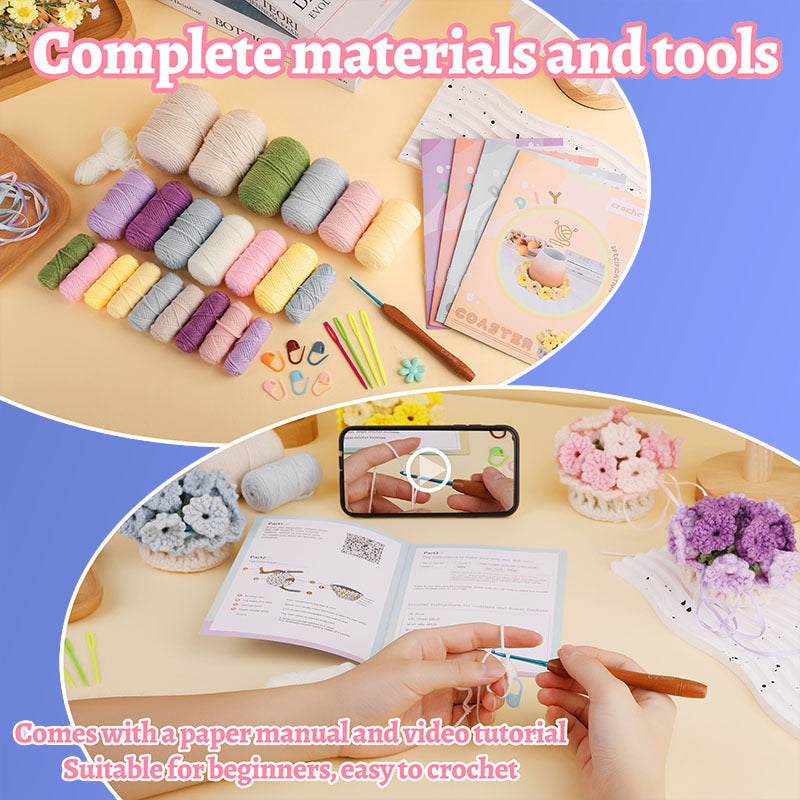 DIY-Untersetzer-Set – Einzigartige florale Designs selbst gestalten Mivoza Deutschland