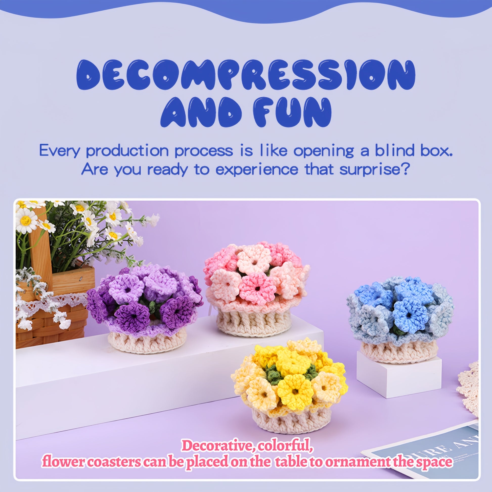 DIY-Untersetzer-Set – Einzigartige florale Designs selbst gestalten Mivoza Deutschland
