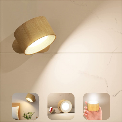 1+1 GRATIS | Rotierbare kabellose LED-Wandleuchte – Flexible, tragbare Beleuchtungslösung Mivoza Deutschland