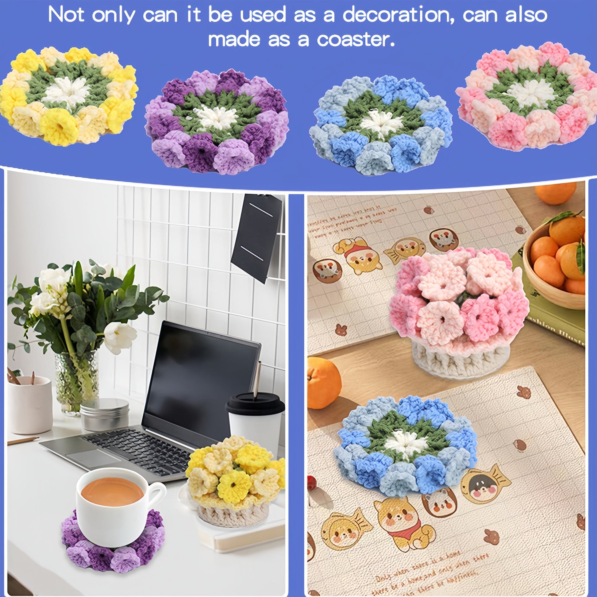DIY-Untersetzer-Set – Einzigartige florale Designs selbst gestalten Mivoza Deutschland