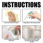 Ölbasierte Hochleistungskleber repariert – Für Glas, Keramik & mehr Mivoza Deutschland