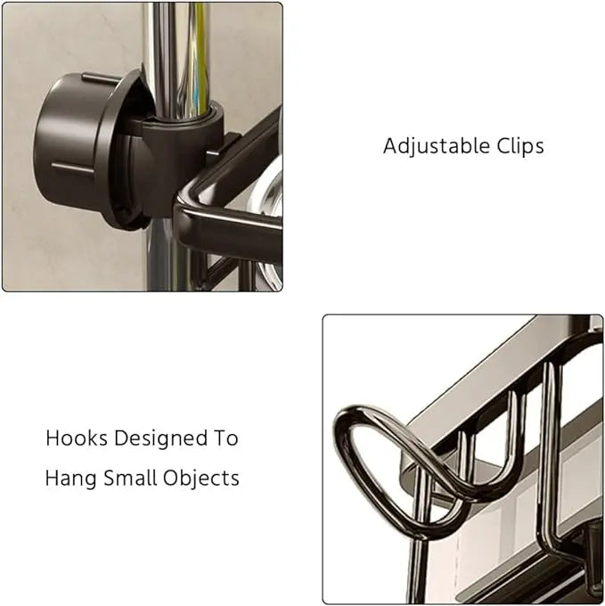 Organizer für Küchenarmaturen – Aluminiumdesign gegen Rost & für mehr Ordnung Mivoza Deutschland