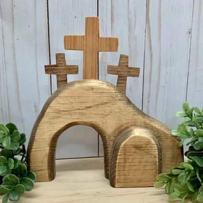 Osterdeko-Set aus Holz — Symbol für Frieden, Hoffnung & Neubeginn 4er-Set Mivoza Deutschland