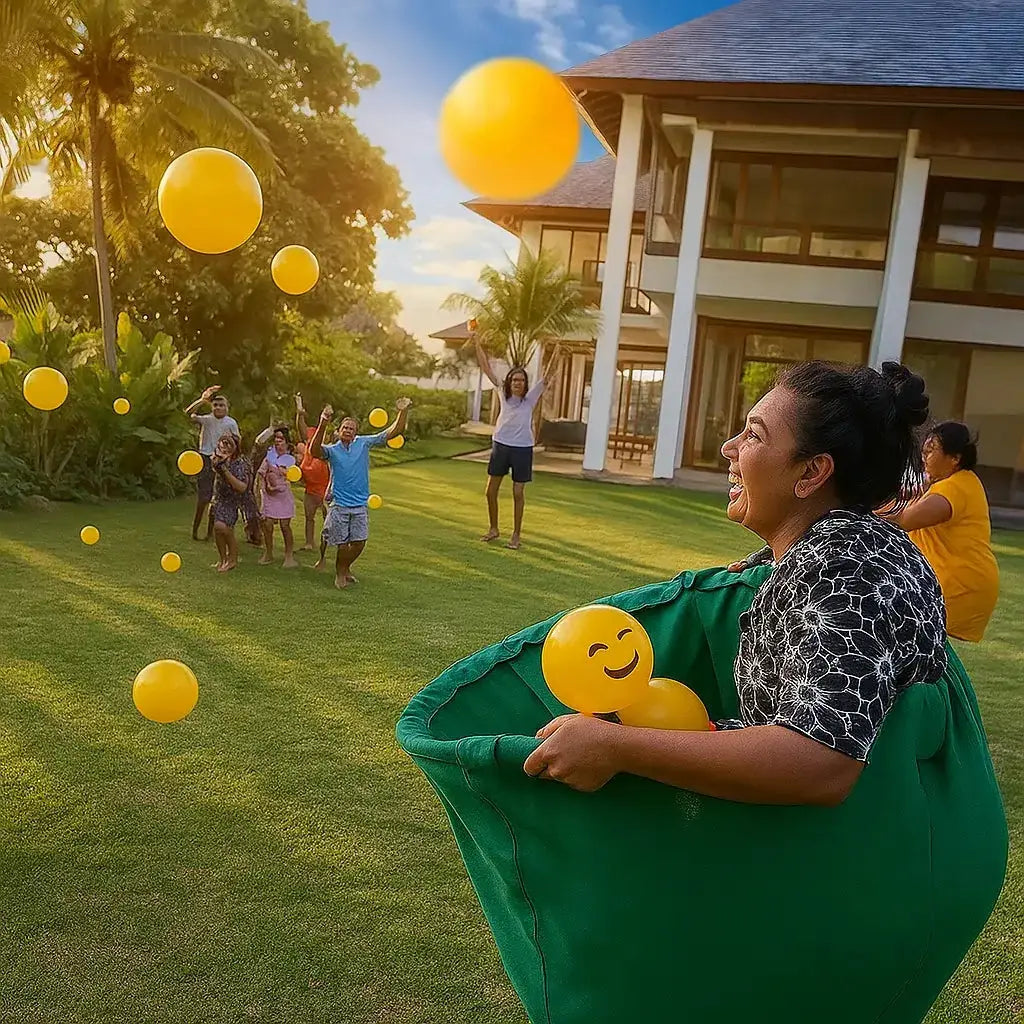 Outdoor-Fangspiel mit Riesenhose für Gruppenspaß Mivoza Deutschland