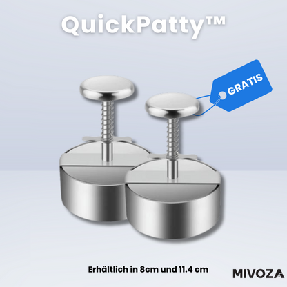 1+1 Gratis | QuickPatty™: Sofort perfekt geformte Patties!