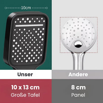 Hochdruck-Duschkopf mit 7 Modi und Stopptaste