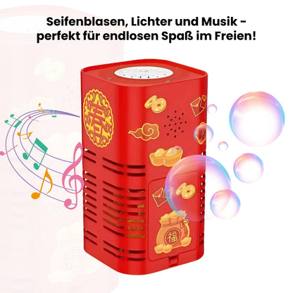 Automatische Feuerwerksblasenmaschine mit Lichtern und Musik