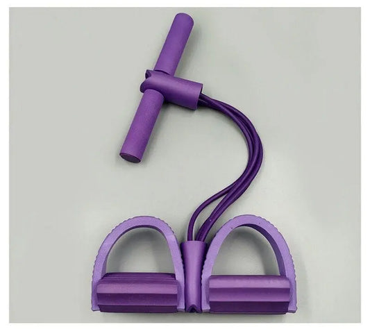 21 Fitness Resistance Bands-4 Tube Pedal Ankle Puller Zorenza