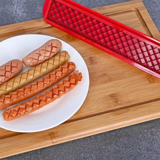 Perfekter Criss-Cross Hotdog-Schneider – Saftige, gleichmäßig gegarte Würstchen Mivoza Deutschland