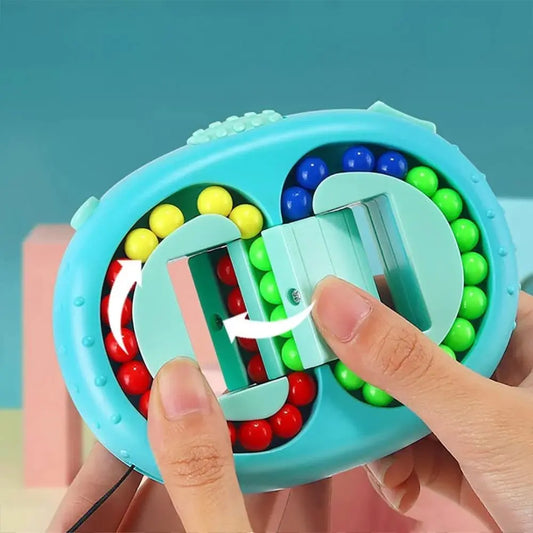 Rotierendes Bohnen-Fidget-Puzzle — Fördert Logik & Farbwahrnehmung