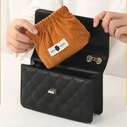 Pinch-Open Kosmetiktasche — Praktisch für Lippenstift & Accessoires Mivoza Deutschland