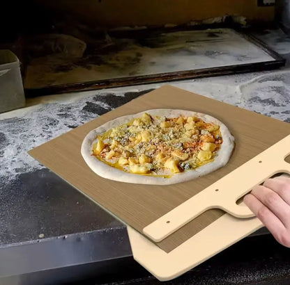 Pizzaschieber mit Rollgurt — Teigschonendes Schiebewerkzeug für perfekte Pizzen Mivoza Deutschland
