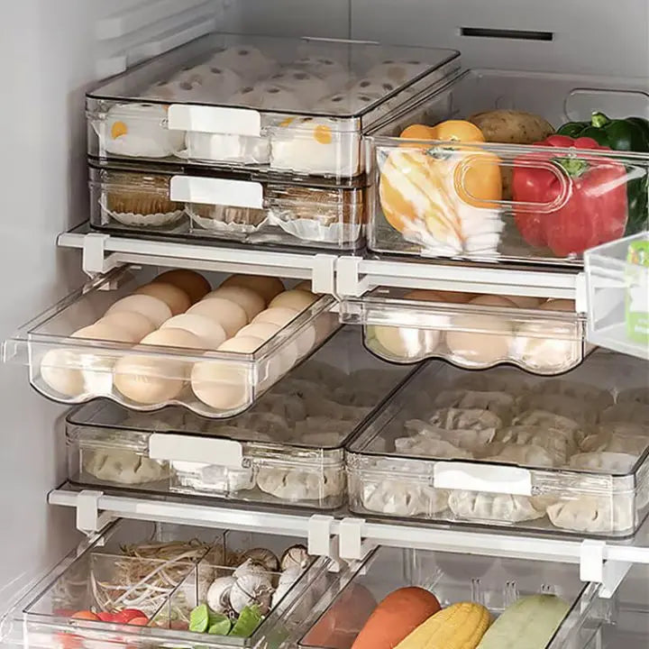 Platzsparender Kühlschrank-Schubladenorganizer Mivoza Deutschland