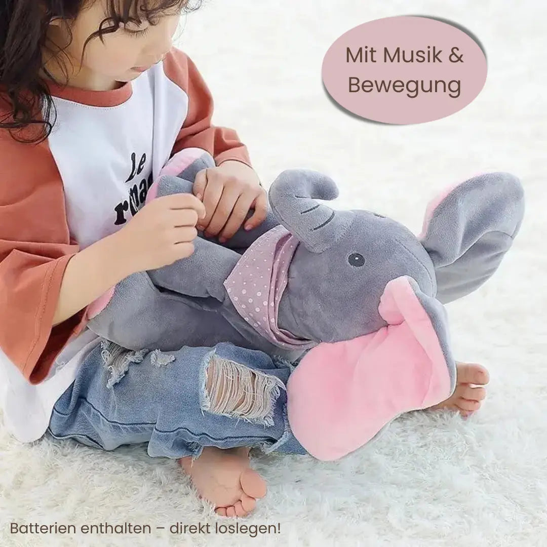 Plüsch-Elefant mit Musik – Bewegliche Ohren & Kinderlachen garantiert Mivoza Deutschland