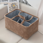 Aufbewahrungskorb aus Polyester mit Fächern