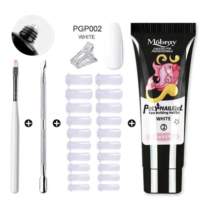 Polygel Nagelset — Langanhaltendes, geruchloses Gel für perfekte Nägel Mivoza Deutschland