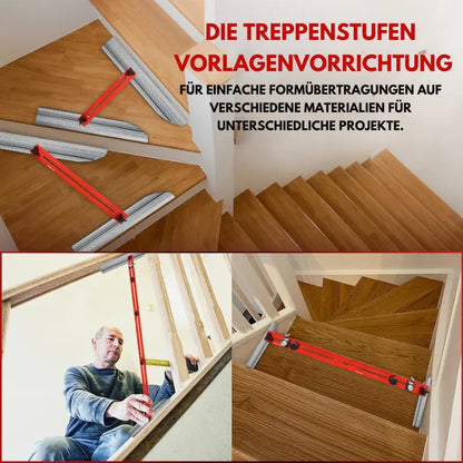 Präzises Treppenmesswerkzeug — Verstellbare Aluminiumwinkel-Schablone Mivoza Deutschland