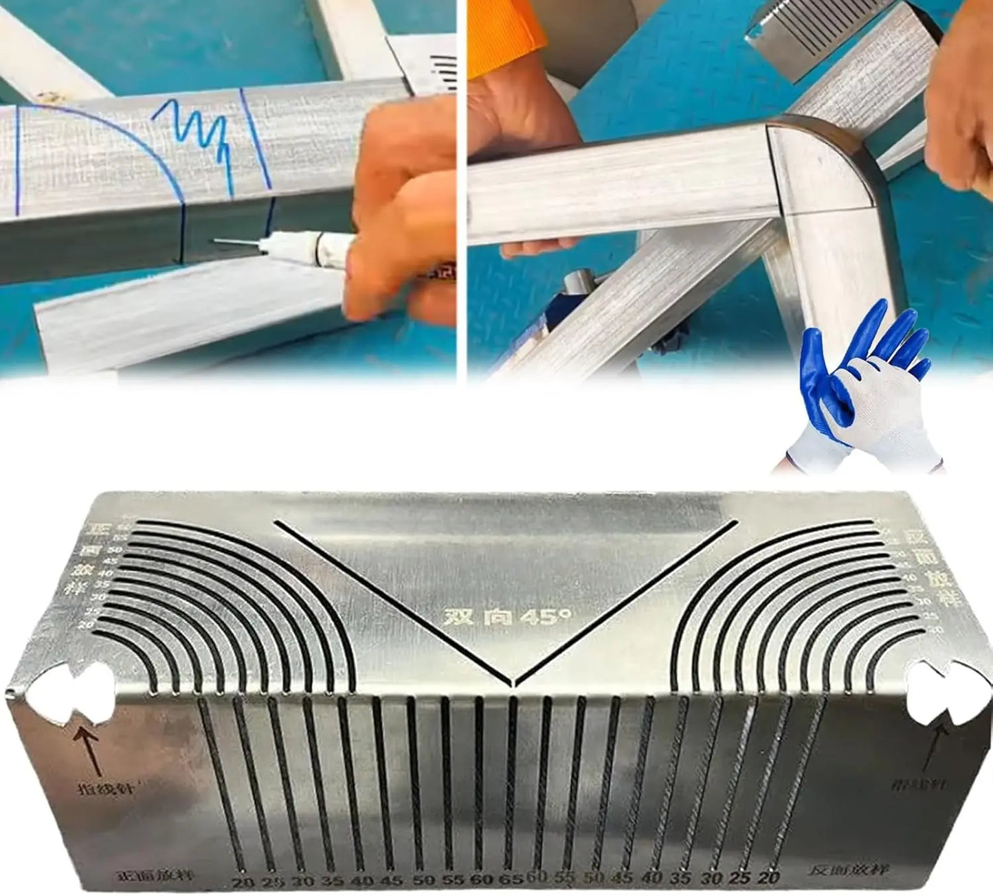 PrecisionFlex Markierwerkzeug — Metallwinkel- und Kurvenmesswerkzeug Mivoza Deutschland